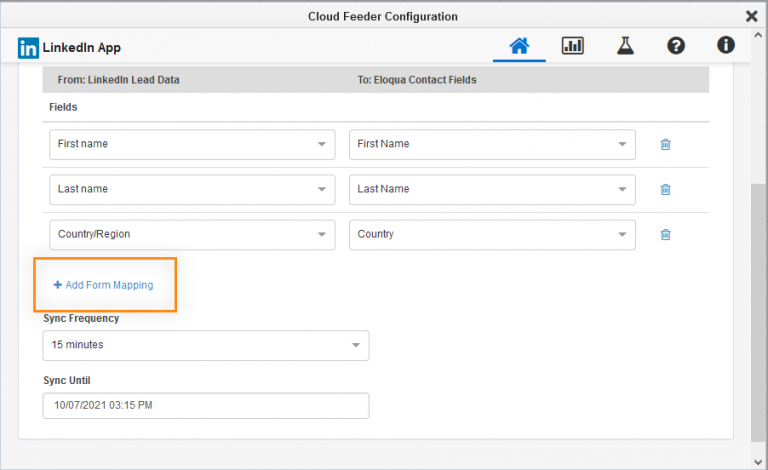 LinkedIn and Eloqua integration configuration guide