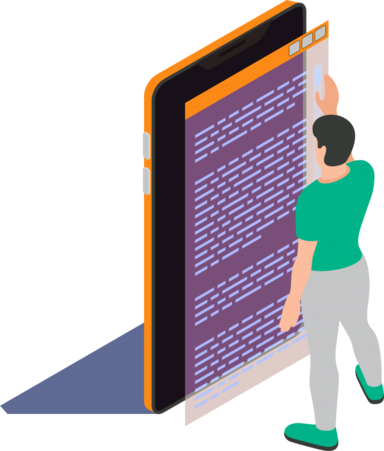 Man checking the Data Privacy Protection under the GDPR