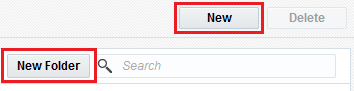 Instructions on creating a new folder for the Dynamic Content<br>